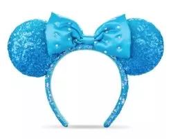 Disney Ears Headband - Minnie Mouse Sequin - Aqua