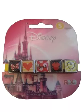 Disney Charm Bracelet - Minnie Mouse - ROXO Interchangeable Charms 1 Disney Charm Bracelet - Minnie Mouse - ROXO Interchangeable Charms
